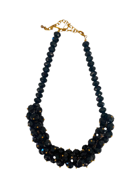 Black Beaded Necklace