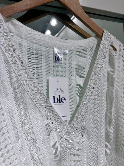 Ble Embellished Neck Kaftan