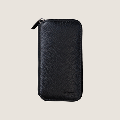 Leather Jewellery Case In Black