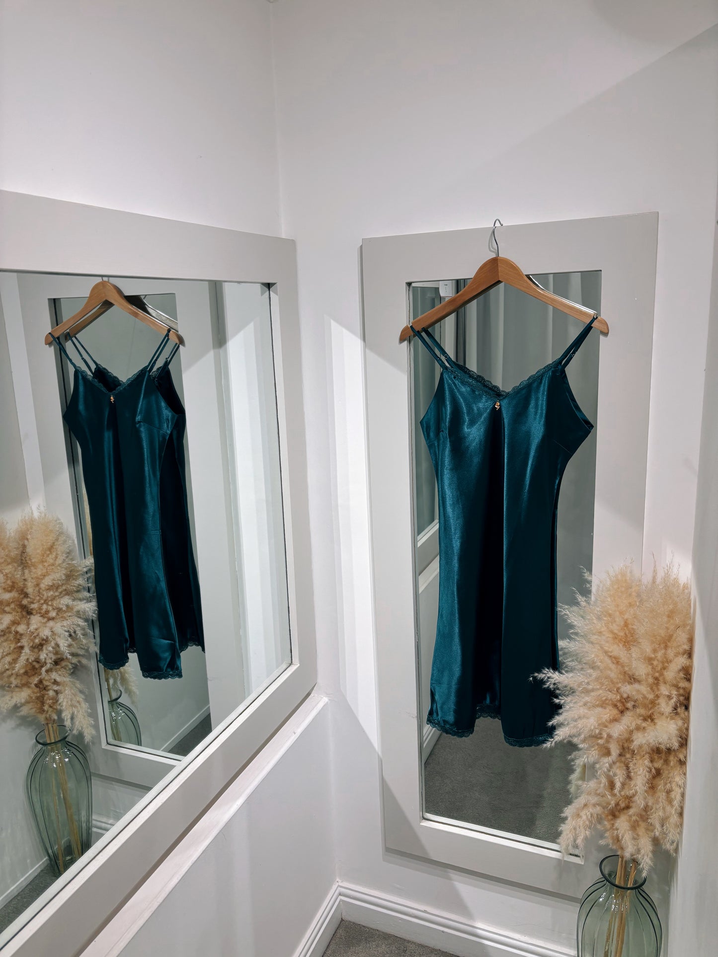 Jade Satin Nightdress