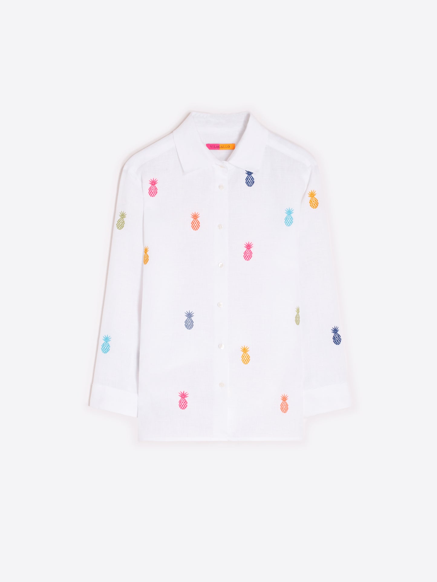 Vilagallo Linen Pinapple Shirt