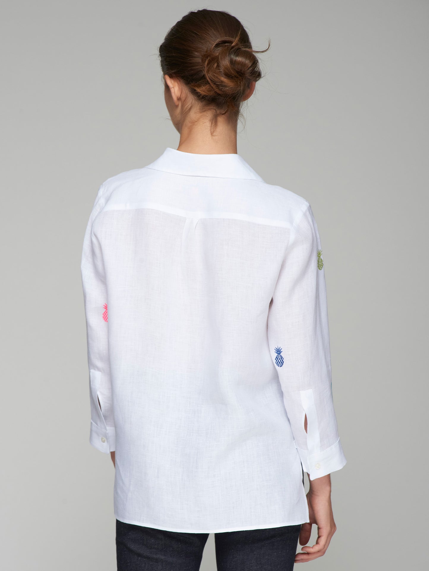 Vilagallo Linen Pinapple Shirt