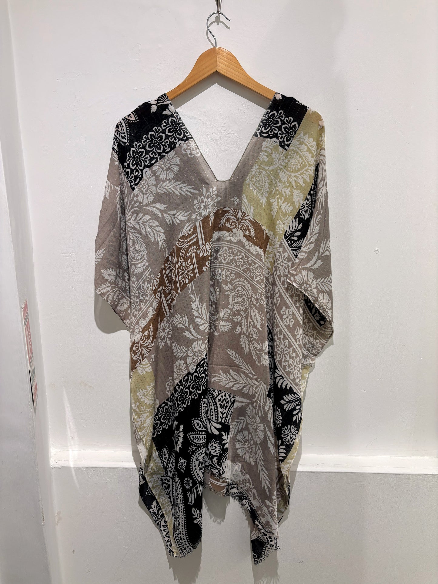 Malissa J Beach Cover Up Multi/ Metallic Thread