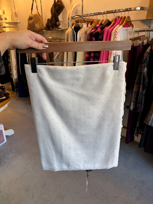 Super Soft Sparkly Scarf In Oyster