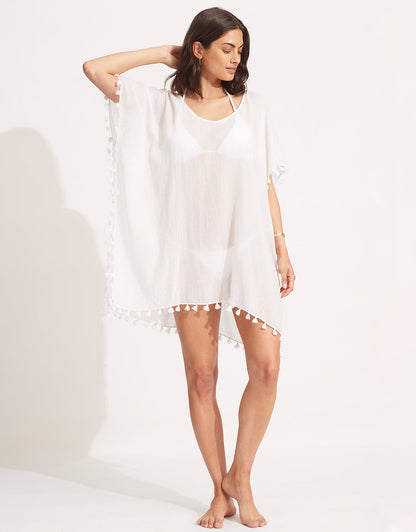 Seafolly White Amnesia Kaftan