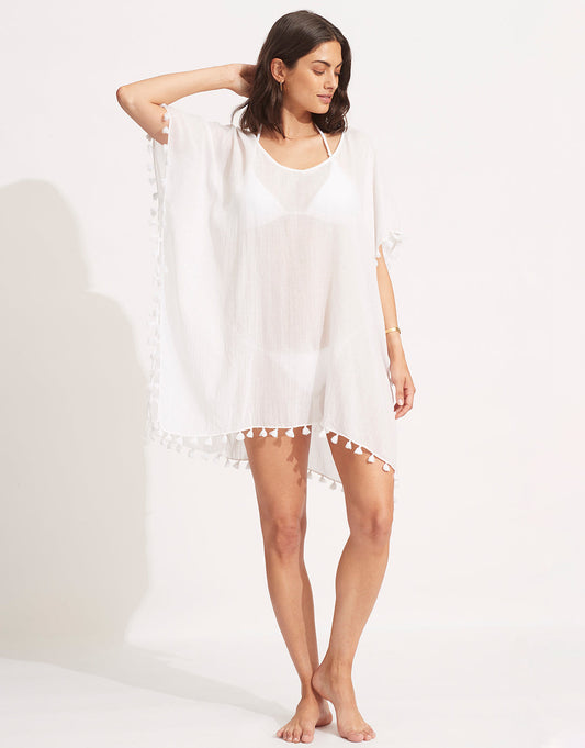 Seafolly White Amnesia Kaftan