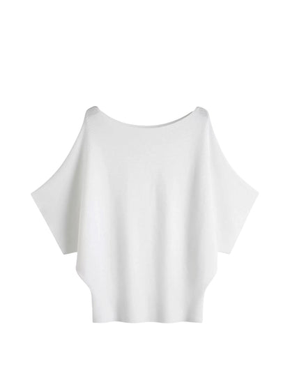 Off The Shoulder Jumper In White