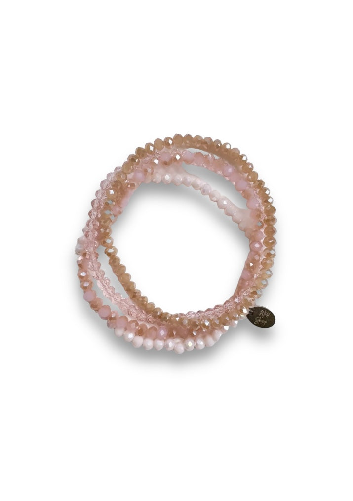 Mimi Bracelet Set - Pink