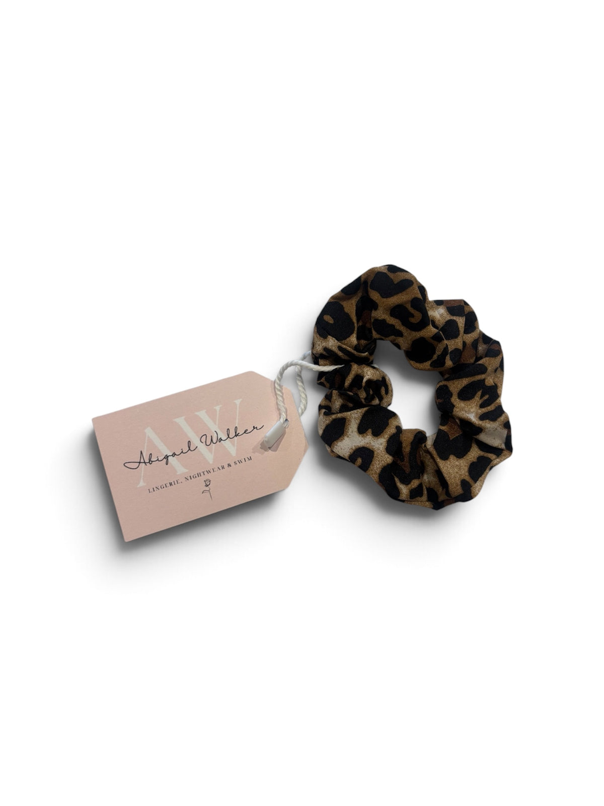Leopard Print Hair Scrunchy