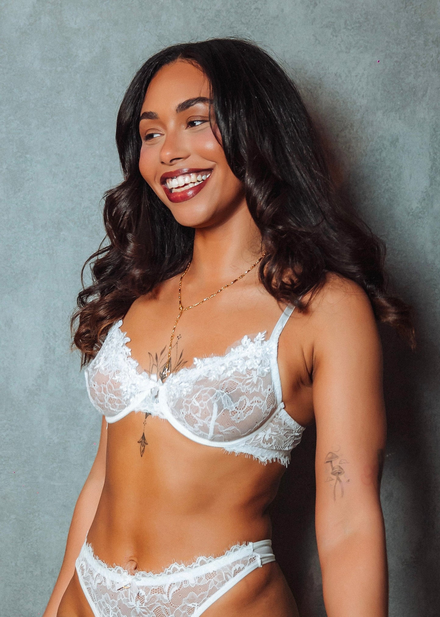 Gracie Embellished Lingerie Set