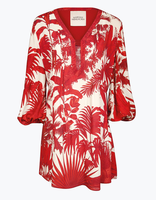 Maryan Mehlhorn Palmaria Tunic - Creme Rouge