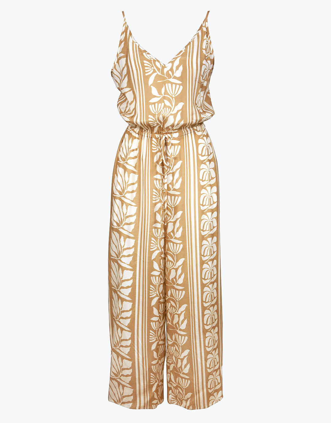 Watercult Coastal Bohemia Jumpsuit - Sand Cotton