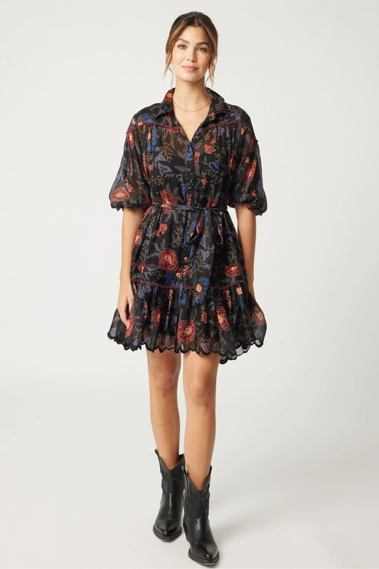 Miss June Mathilys Short Dress With Belt