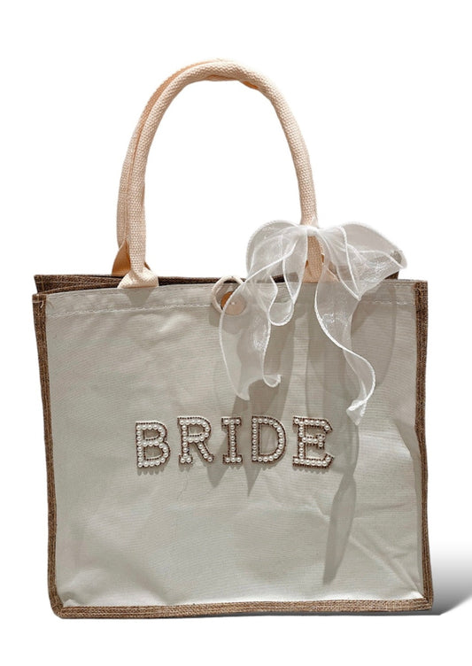 Bride Embellished Tote Bag