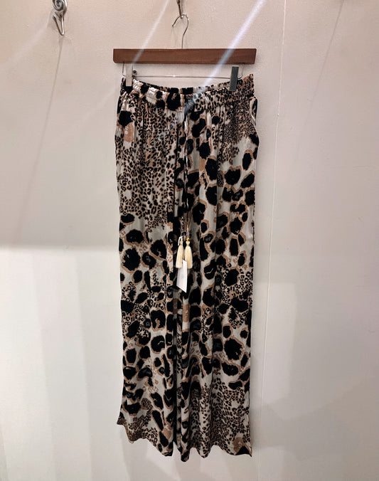 Guilty Beach Leopard Print Trousers
