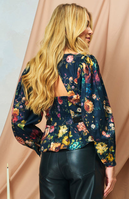 Hope & Ivy ‘The Alicia’ Peplum Top