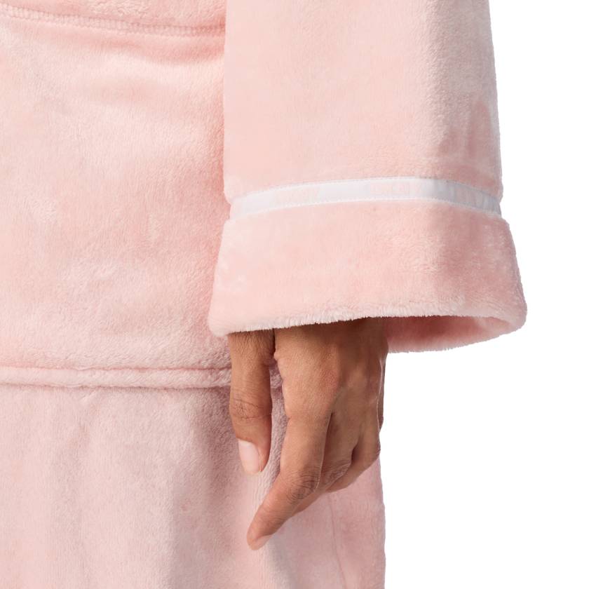 DKNY Baby Pink Super Soft Short Dressing Gown